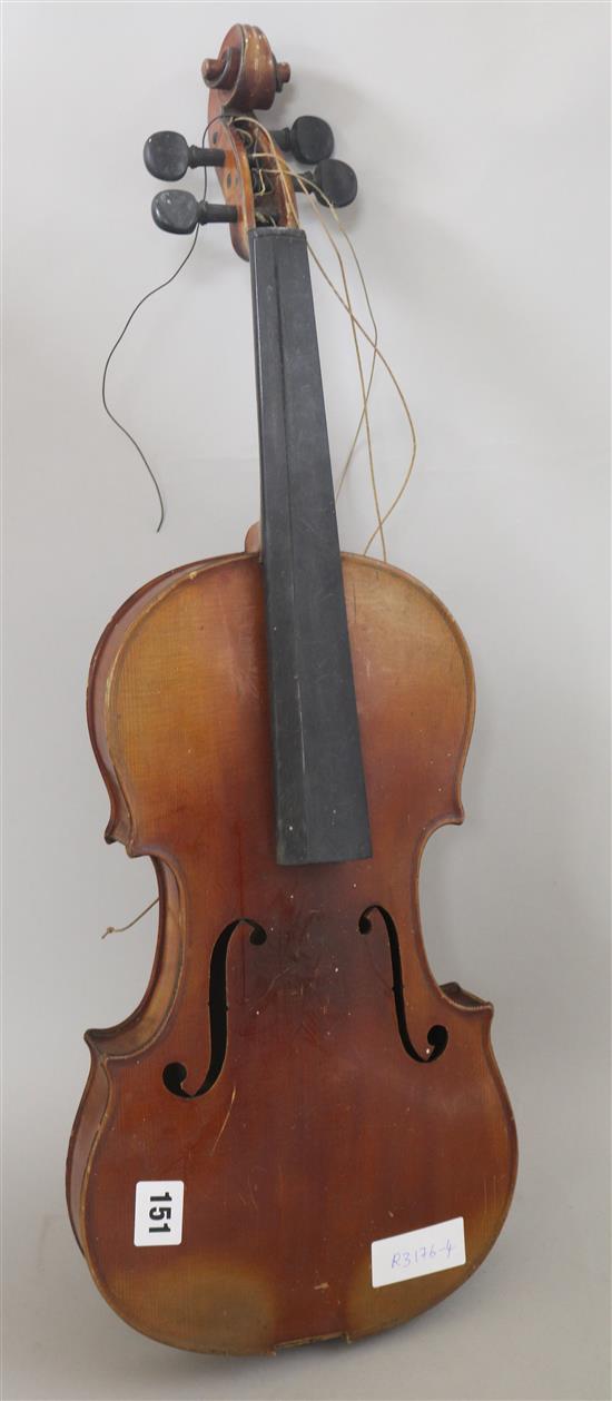 A French viola, for restoration